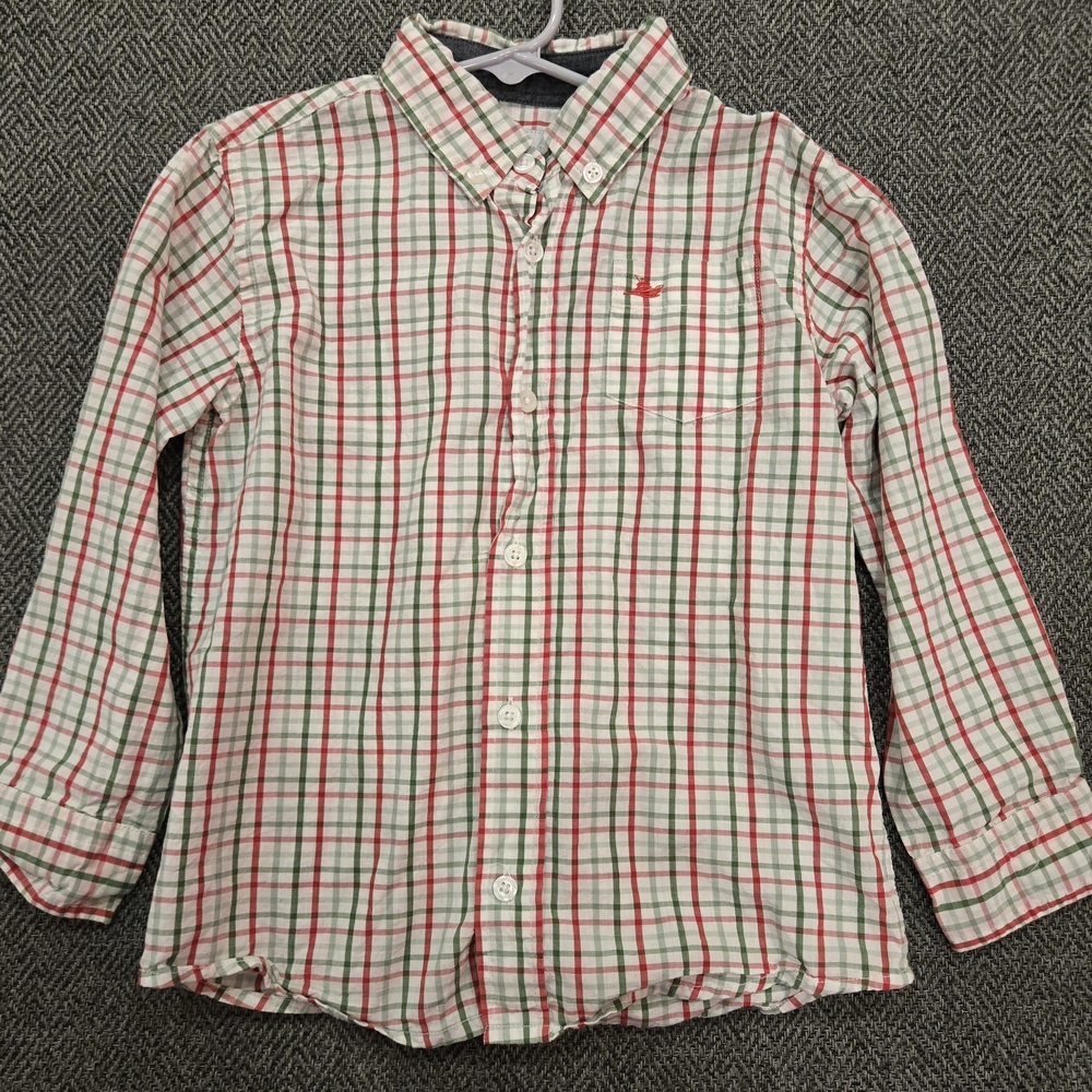 Classic Plaid Button-Down Kids Shirt
